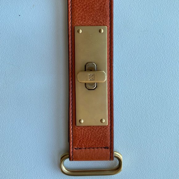 Escada Orange Leather Belt - Picture 3 of 16